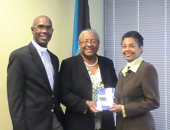 Father James Palacious and Rev. Angela B. Palacious pays a courtesy call to the Bahamas Consulate General Atlanta